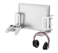 Wzxksoac Soporte Vertical para Portátil, Sin Taladro, Organizador Lateral para Escritorio, Soporte Ajustable con Abrazadera de Escritorio, Color