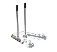 Wzxksoac Soportes para Platos, Soportes Transparentes para Platos, Soportes para Fotos, Soportes Acrílicos para Libros, para Decoración de 6 A 14 Pulgadas.