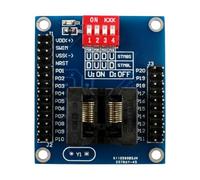 Wzxksoac STM8S STM8L TSSOP20 Prueba de Asiento de Quema Descargador de Asiento Programador Fuera de Línea Asiento de Programación
