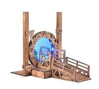 Wzxksoac Sujetalibros Stargates, Sujetalibros Galaxy Gate, Creativos, Túnel del Tiempo Transfronterizo, Portal Mágico, Sujetalibros para Estantería de Libros de Oficina