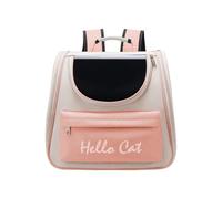 Wzxksoac Suministros para Mascotas de Gran Capacidad, Bolsa Portátil para Gatos, Bolsa para Mascotas Transpirable y Resistente Al Sol, Color Rosa