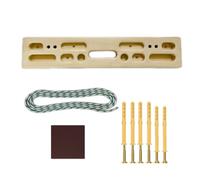 Wzxksoac Tabla de Dedos Práctica, Tabla de Escalada de Madera, Tabla Colgante para Entrenamiento de Fuerza de Dedos, Dominadas.