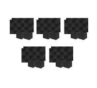 Wzxksoac Tablero de Aislamiento de Sonido de 300 Piezas, Espuma de Estudio de Aislamiento de Sonido, para Tablero de Aislamiento de Sonido de Pared, para Estudio Casa, 2,30X 30Cm