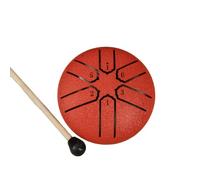 Wzxksoac Tambor de Lengüeta de Acero de 6 Tonos de 3 Pulgadas Mini Tambores de Mano con Instrumentos Musicales de Percusión Accesorios de Tambor D