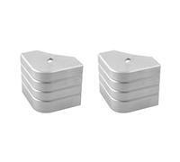 Wzxksoac Tapas de Esquina para Pontones, de Aluminio Resistente, con Redondeo de 90 Grados para Cubiertas.
