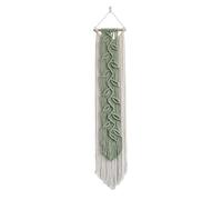 Wzxksoac Tapiz de Macramé Tejido de Hojas Nórdicas para Colgar en la Pared con Borlas de Jardín Bohemio, Decoración para Sala de Estar, Dormitorio, Hogar, Hotel B