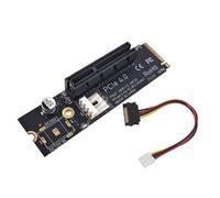 Wzxksoac Tarjeta Adaptadora de Ranura NGFF A PCI-e X4. Tarjeta de Expansión de Puerto M2 A PCIE Compatible con Interfaz PCI-e X1, X4, X8 y X16 PH47A
