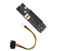 Wzxksoac Tarjeta Adaptadora de Ranura NGFF A PCI-e X4, Tarjeta de Expansión de Puerto M2 A PCIE, Compatible con Interfaz PCI-e X1, X4, X8, X16, PH47C