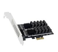 Wzxksoac Tarjeta Adaptadora M.2 A PCIE. Tarjeta de Matriz de Doble Disco PCIe X1/X4/X8/X16. Compatible con SSD M.2 de 2230/42/60/80 GB.