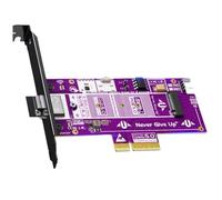 Wzxksoac Tarjeta Adaptadora PCIE 5.0 A M2. Tarjeta de Remoto de Computadora. Tarjeta Adaptadora PCIE 5.0 X4 A M2 NVMe de 128 Gbps.