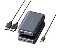 Wzxksoac Tarjeta de Captura de Vídeo Compatible con 4K, Tarjeta de Captura de Cámara Externa de Audio y Vídeo, Transmisión y Grabación en 4K/60fps