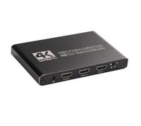 Wzxksoac Tarjeta de Captura de Video con Corte de Pantalla Dual 2x1, Compatible con, 2 Canales A USB 3.0, Conmutador de Audio, Captura de Juegos OBS y Transmisión en Directo.