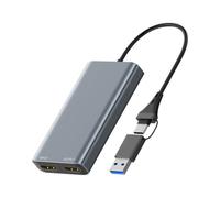 Wzxksoac Tarjeta de Captura de Video HDTV USB Tipo C Compatible con, 4K, 60 Hz, Salida de Bucle para PC, Cámara, Juegos en