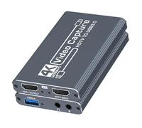 Wzxksoac Tarjeta de Captura de Video USB 3.0 Compatible con 4K, 1080P, 60 Fps, HD, para Transmisión en y Juegos.