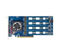 Wzxksoac Tarjeta de Expansión PCIe 4.0 A M.2 NVME de 8 Discos PEX88048. Tarjeta de Expansión con Placa Base Dividida. Tarjeta de Expansión M.2 NVME de 8 Discos.