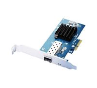 Wzxksoac Tarjeta de Red para Servidor de 10 GB X520-da SFP+, Adaptador de Red Ethernet de Fibra Óptica con Chip 82599 para Escritorio