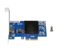 Wzxksoac Tarjeta de Red PCI-e de 10 GB, Adaptador de Tarjeta de Red de Servidor Gigabit de un Solo Puerto PCI-e X4, Tarjeta de Red Ethernet AQC107 para Escritorio.