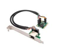 Wzxksoac Tarjeta Ethernet Mini PCIe de 2,5 GB, Adaptador de Red Gigabit 2,5 GBase-T con 1 Puerto, Tarjeta Controladora LAN RJ45 de 2500 Mbps.