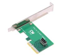 Wzxksoac Tarjeta PCI-Express 5.0 4.0 4X A MCIO Mini Cool Edge IO Adaptador de Host Hembra para Tarjeta Adaptadora PCIe Nvme U.2 SSD