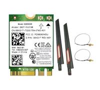 Wzxksoac Tarjeta WiFi 8260 8260NGW + Antena 2X10DB 2.4G/5Ghz 867M Bluetooth 4.2 AC8260 NGFF M.2 Módulo de Tarjeta Inalámbrica WiFi