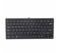 Wzxksoac Teclado con Cable USB de 78 Teclas, ABS, Resistente Al Agua, Multimedia, para PC de Escritorio y Portátil.