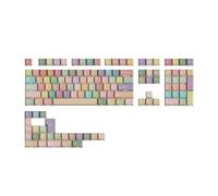 Wzxksoac Teclas con Doble Impresión, PBT de Sublimación de Tinta, Perfil Cereza, 131 Teclas, para Teclado Mecánico, Diseño ISO F75, España.