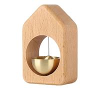 Wzxksoac Timbre de Puerta, Campanas de Viento de Madera, Timbre Inalámbrico, Timbre de Puerta de Entrada, Timbre de Viento, Decoración del Hogar A