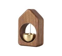 Wzxksoac Timbre de Puerta de Madera, Campanas de Viento, Timbre Inalámbrico, Timbre de Entrada, Timbre de Viento, Decoración del Hogar B