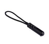 Wzxksoac Tirador de Cremallera de Plástico, Tirador de Plástico, Cuerda Trasera de Cremallera de Escalada, Cuerda de Cremallera de Mochila Negra