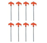 Wzxksoac Tornillo en Estacas para Carpa, Tornillo Resistente, Estacas para Carpa, Anclajes Atornillados Al Suelo, Estacas Metálicas para Trampolín, Tornillo para Carpa