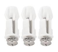 Wzxksoac Tornillos de Bisagras de Asiento de Inodoro Fijacion de Agujeros de Wc Facil Instalacion Paquete de 6