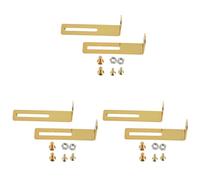 Wzxksoac Tornillos de Montaje del Soporte Pickguard para Electric Guitar Repalcement (Paquete de 6) (Dorado)