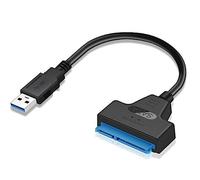 Wzxksoac USB3.0 Easy Drive Line 22 una USB Transferencia Cableado Ordenador 2,5 Pulgadas Estado SóLido MecáNico MóVil USB (22 Cm)