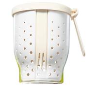 Wzxksoac Vasos de Viaje para Fruta de 25 Oz, Recipientes Herméticos para Almacenar Alimentos, A Prueba de Fugas, Reutilizables, para Refrigerios, Color