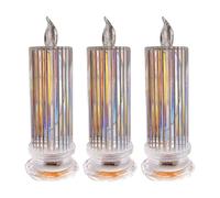 Wzxksoac Vela LED Sin Llama, LáMpara de Vela de PláStico Reutilizable, Candelita, Luces Nocturnas para Bodas, Decoraciones NavideñAs del DíA de San ValentíN C