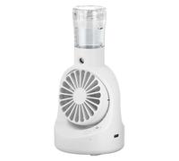 Wzxksoac Ventilador de Nebulización, Ventilador Portátil, Suministros de Refrigeración para Exteriores con Botella de Nebulización para Sala de Estar, Coche, Viaje,