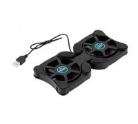 Wzxksoac Ventilador de Refrigeración con Puerto USB para Portátiles de 7 A 15 Pulgadas, Doble Ventilador, Soporte de CPU, Soporte de Escritorio para Portátil.