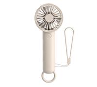 Wzxksoac Ventilador Portátil de Mano USB Mini, Multifunción, 3 Velocidades, Tipo C, Recargable, con Mosquetón para Viajes Al Aire Libre B