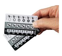 Wzxksoac Visores de Composición para Fotografía DSLR, Velocidad de Obturación, Triángulo de Exposición, Modo Manual para Fotógrafos.