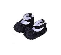 Wzxksoac zapatos comodos de pequeno de princesa antideslizantes(12-18 meses, Negro)
