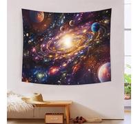 WZXYMXDP Tapiz Universo Planeta, 70cmx100cm, Diseño Cosmos, Para Salón, Dormitorio, Decoración Del Hogar
