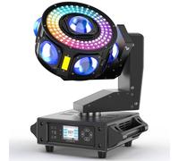 WZYBUTA 200W Cabeza Movil LED RGBW Beam Luz de Escenario Focos móviles para Disco Fiesta Casa Bar iluminación