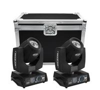 WZYBUTA Cabeza Movil 230W 7R Beam DMX512 17 Gobos 14 Colores Iluminación de Escenario Luces DJ para Fiestas Conciertos Navideña Halloween Escenarios de Actuación