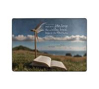 WZYCWB Alfombra estampada The Wind Blows, 80 x 58 pulgadas, suave y antideslizante, adecuada para mesitas de noche, oficinas, balcones y otros espacios.