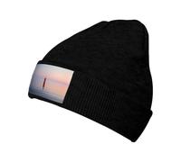WZYCWB Beacon at Sea Graphic - Gorro de punto negro, adecuado para hombres y mujeres, viajes al aire libre, actividades de invierno, Negro, talla única