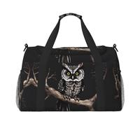 WZYCWB Bird's Nest Golden Chicken Bolsa de viaje de mano, bolsa de fin de semana, bolsa de yoga adecuada para fitness y otros escenarios, Late Night Owl, Talla única