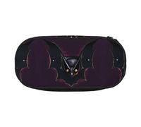 WZYCWB Black Ghost Bat - Estuche para lápices de gran capacidad, caja de almacenamiento multifuncional, portátil y duradero, para suministros de oficina y escuela, Black, Talla única, Estuche de