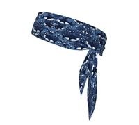 WZYCWB Blue Killer Whale - Diadema deportiva estampada para hombre y mujer, para jugar a la pelota, correr por la mañana, deportes al aire libre