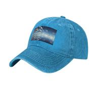 WZYCWB Blue Sky and White Clouds - Gorra de béisbol de moda negra, deportiva e informal, de secado rápido, transpirable, azul, Talla única