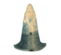 WZYCWB Boat on the horizon - Disfraz de capa con capucha con patrón S, accesorios de disfraz de fiesta de vacaciones